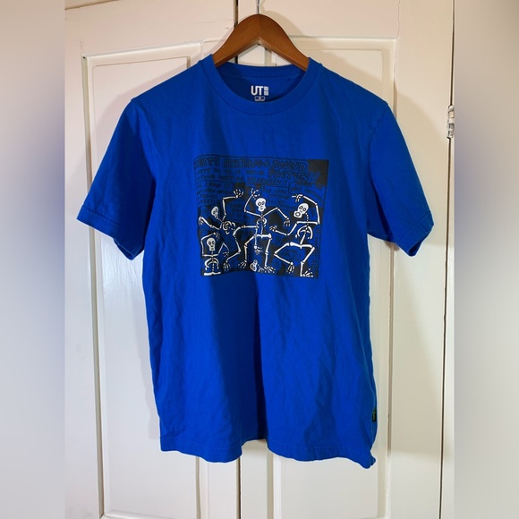 Uniqlo Other - Keith Haring x Uniqlo x Sound Factory T Shirt Men Med Halloween Skeleton Skull
